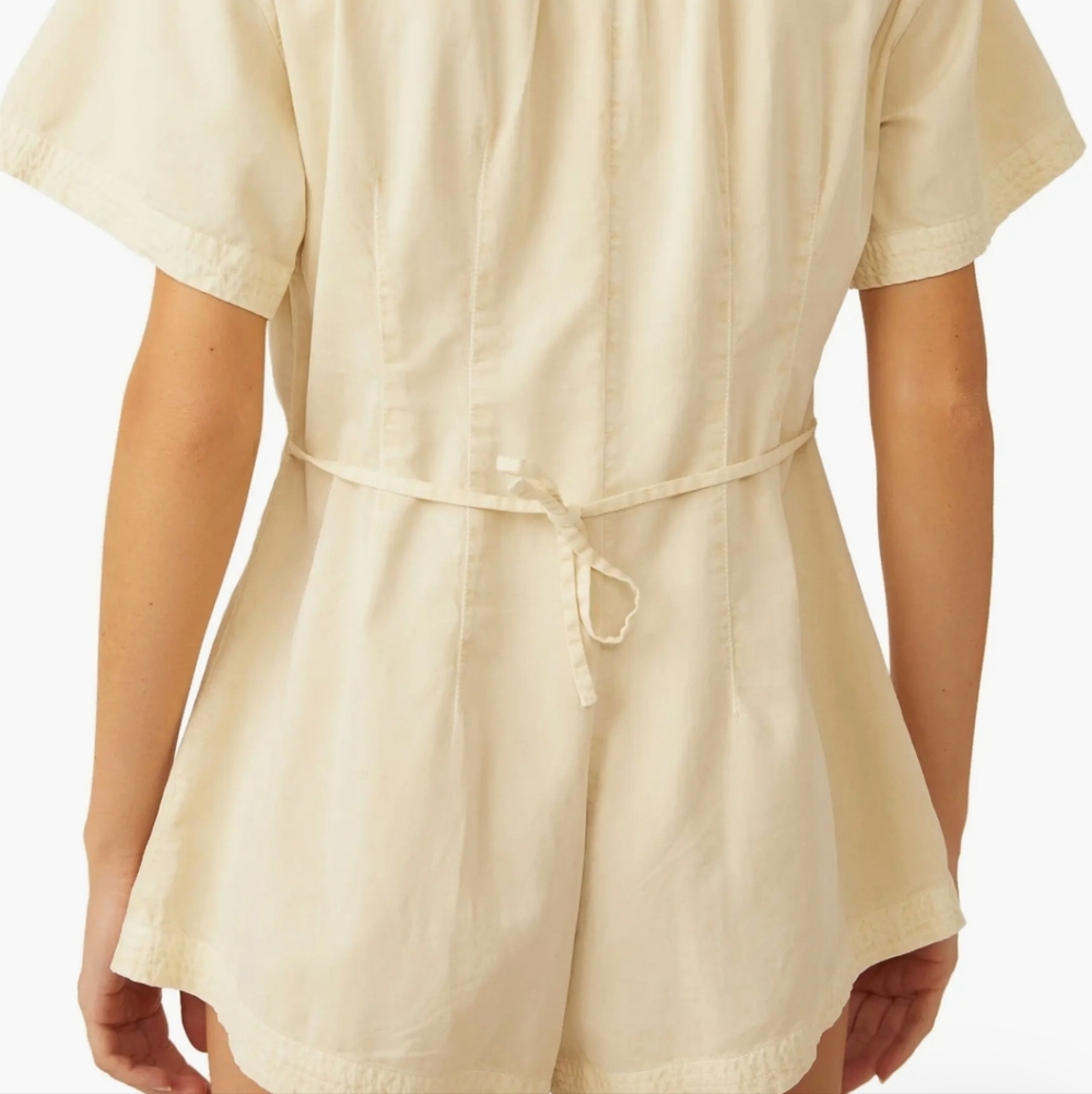 Free People Keep It Crisp Romper ⭐NWT⭐ Size L - Picture 5 of 9